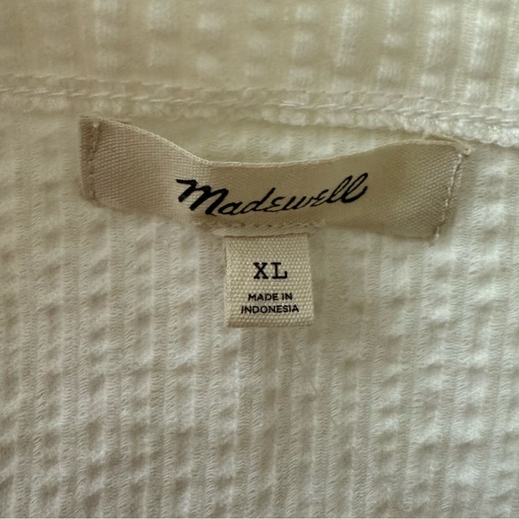 Madewell Seersucker Apron Tank Top - Picture 6 of 7